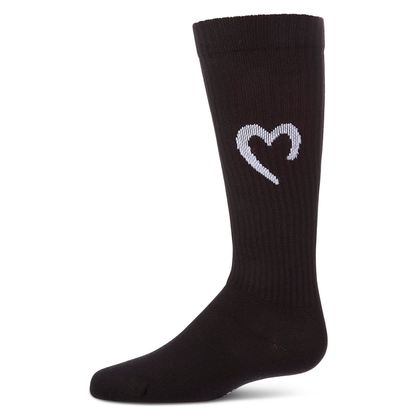 Memoi Open Heart Knee High - MKF-7235