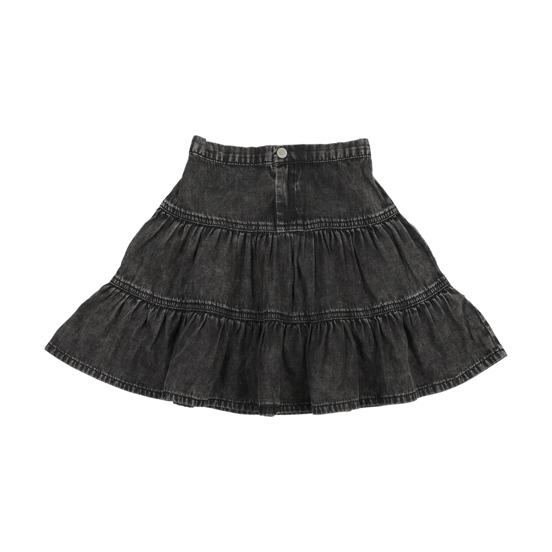 Lil Legs Denim Tiered Skirt - DTSK-SS26