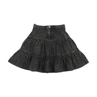Lil Legs Denim Tiered Skirt - DTSK-SS26