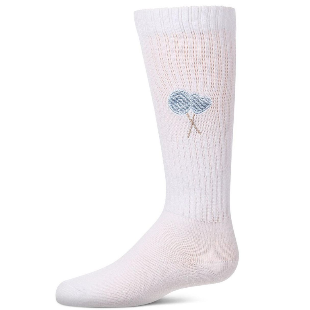 Memoi Embroidered Lollypop Knee High - MKF-7229