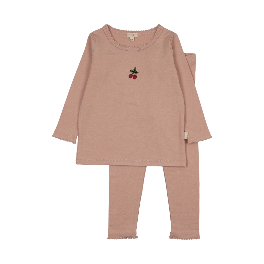 Lil Legs Embroidered Lounge Set - ELST-SS26