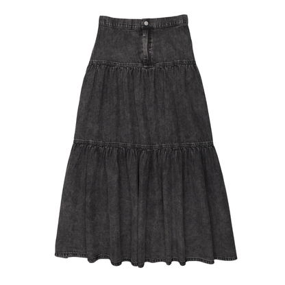 Lil Legs Denim Tiered Maxi Skirt - DTMSKT-SS26
