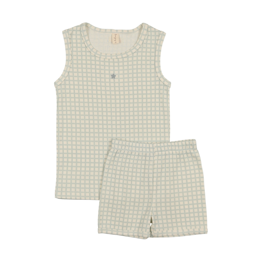 Bonjoy Checkered Dreams Tank & Shorts - BLSS26034TS