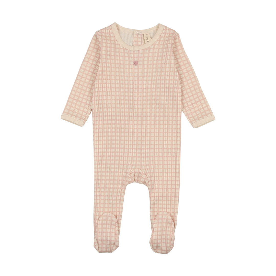 Bonjoy Checkered Dreams Footie - BLSS26034F