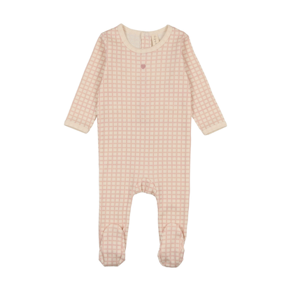 Bonjoy Checkered Dreams Footie - BLSS26034F