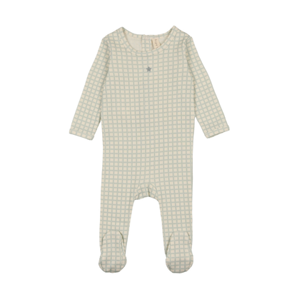 Bonjoy Checkered Dreams Footie - BLSS26034F