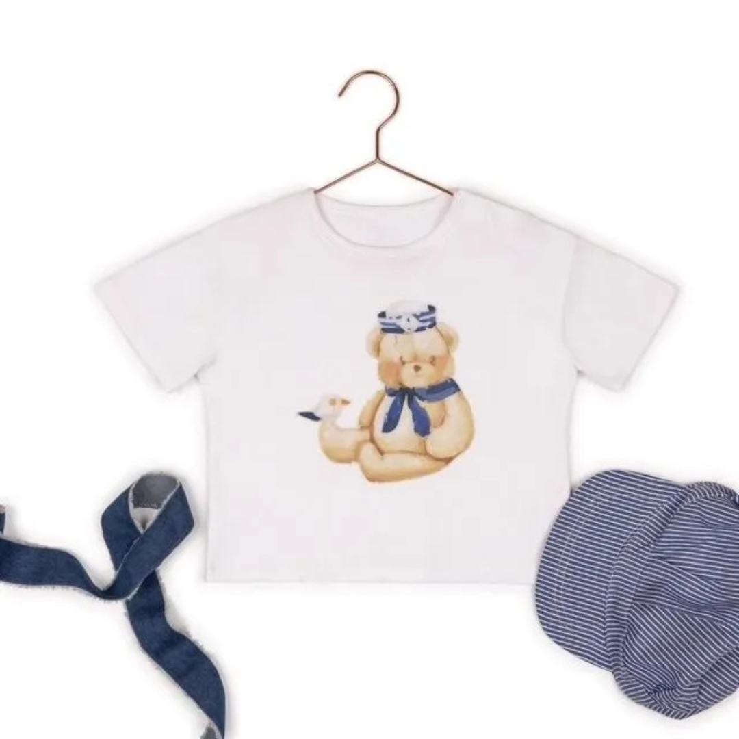 Bellabini Boys Sailor Bear Tee - Bell-01-SS26