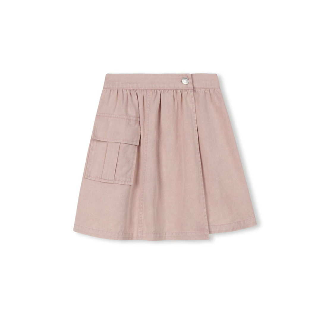 Phil and Phoebe Nash Wrap Pocket Denim Skirt - C-23817