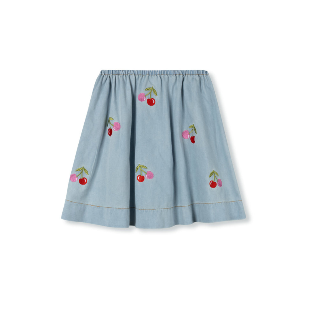 Phil and Phoebe Bode Colored Cherry Printed Skirt - C-23585