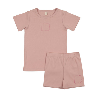 Bonjoy Cest La Vie Short Sleeve Lounge Set - BLSS26039SS