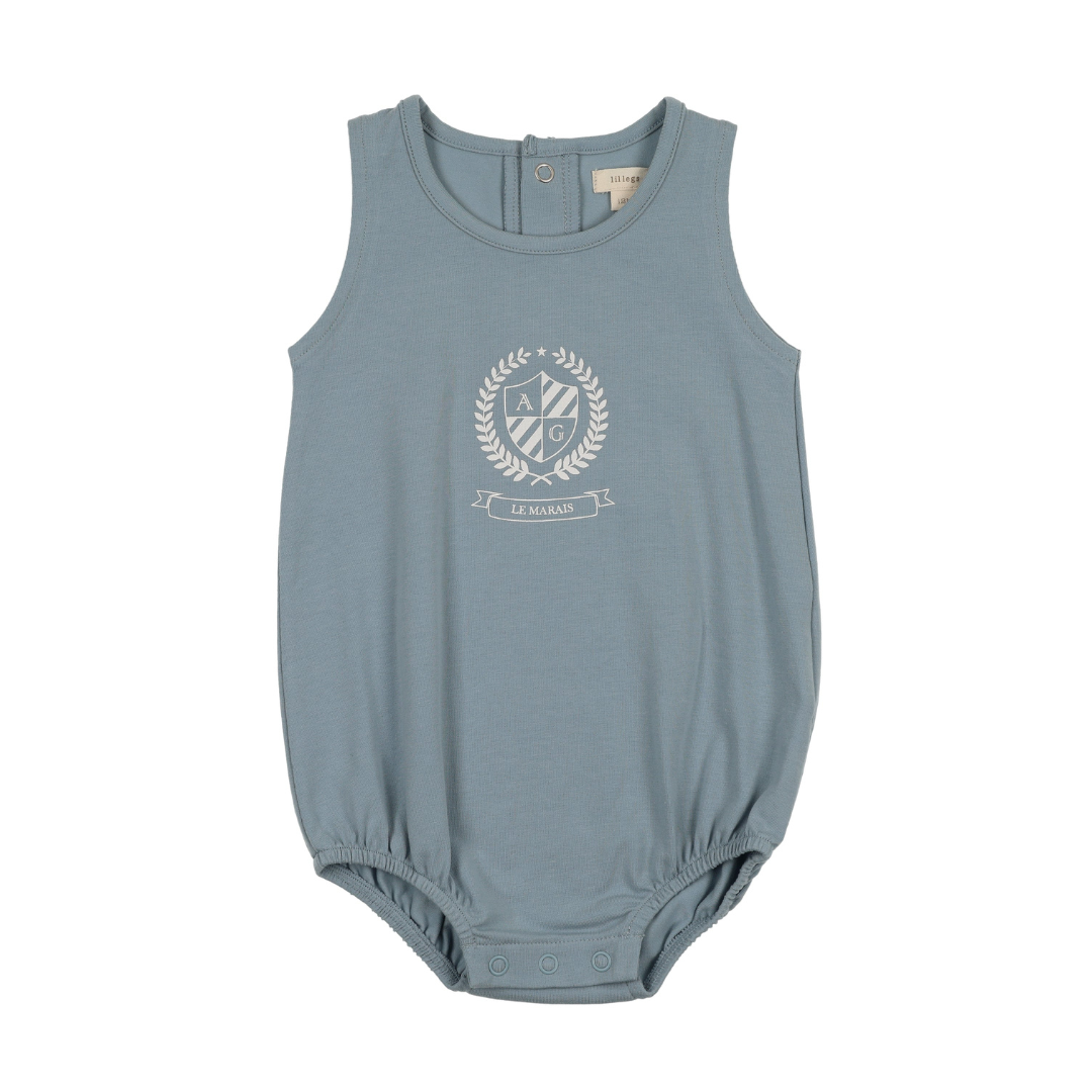 Lil Legs Emblem Romper - EMR-SS26