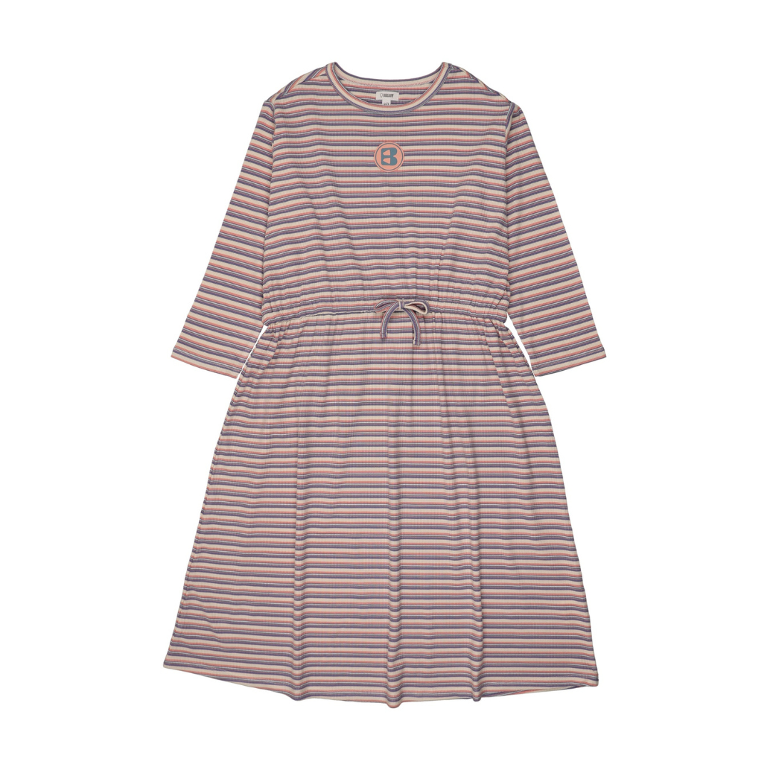 Bonjoy Summer Stripe 3/4 Sleeve Dress - BTSS26013D