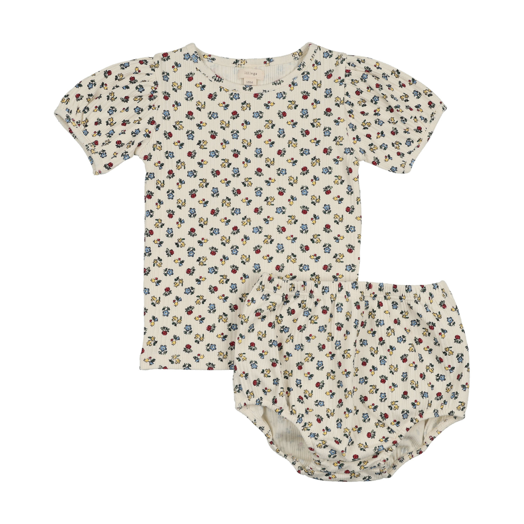 Lil Legs Puff Sleeve Toddler Set - PSTST-SS26