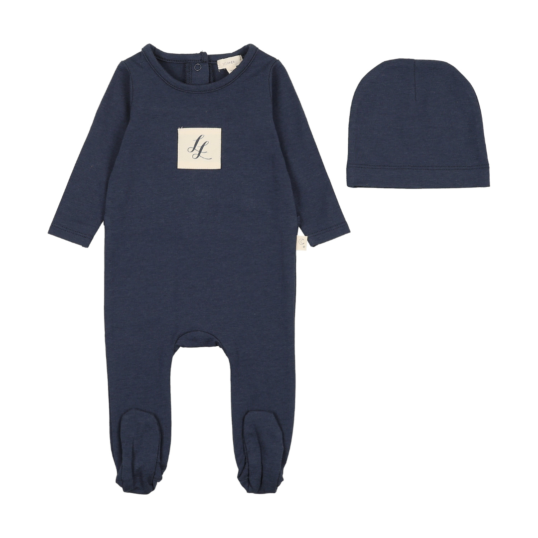 Lil Legs Embroidered Lounge Footie - ELF-SS26