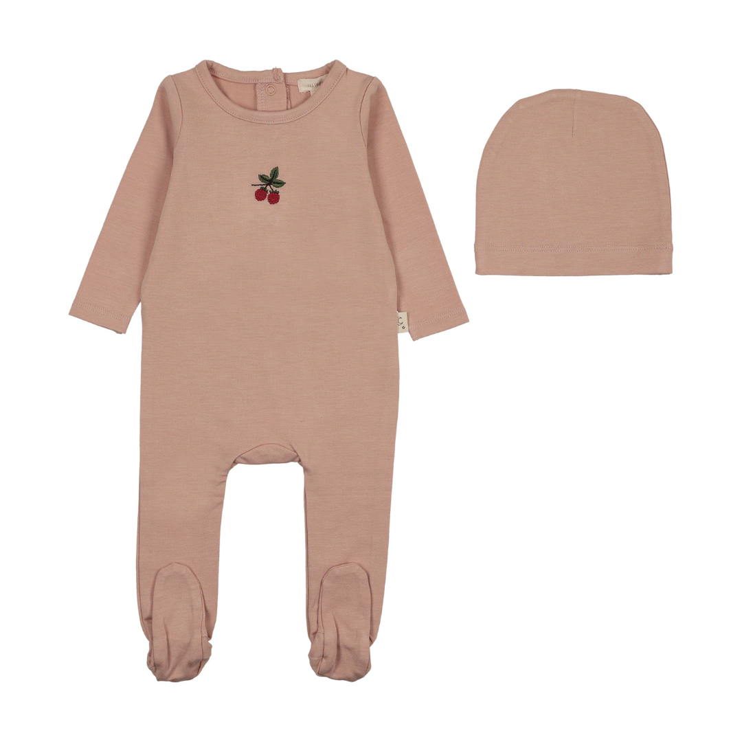 Lil Legs Embroidered Lounge Footie - ELF-SS26
