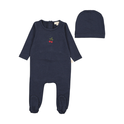 Lil Legs Embroidered Lounge Footie - ELF-SS26
