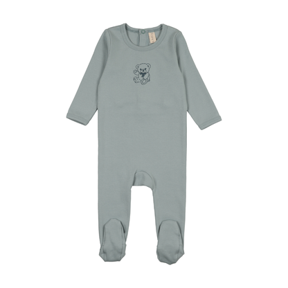 Bonjoy Embroidered Graphic Footie - BLSS26030F