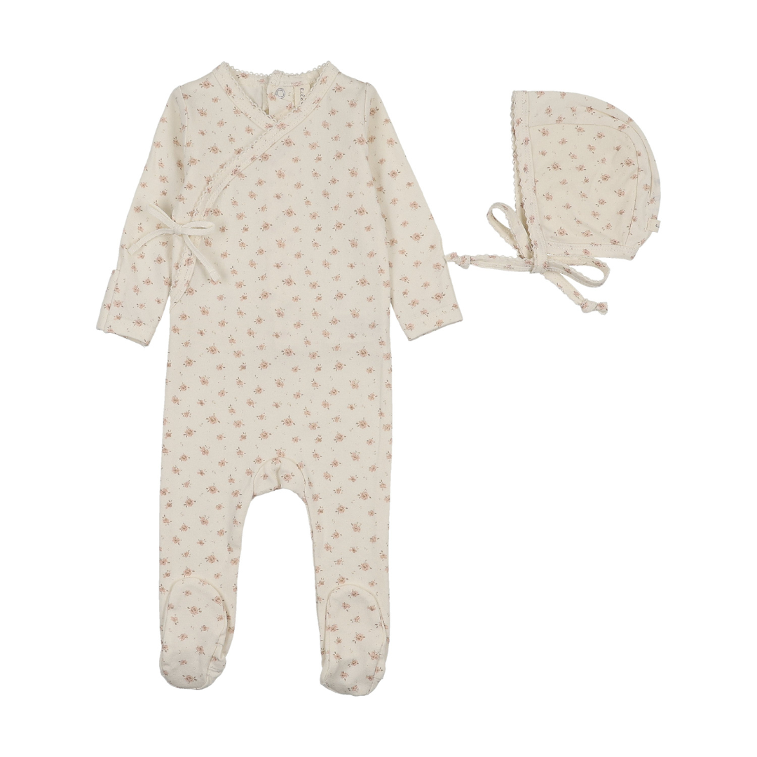 Lilette Printed Wrapover Footie Set - PWFS-SS26