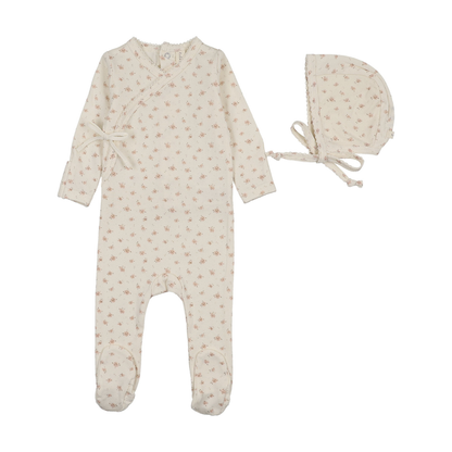 Lilette Printed Wrapover Footie Set - PWFS-SS26