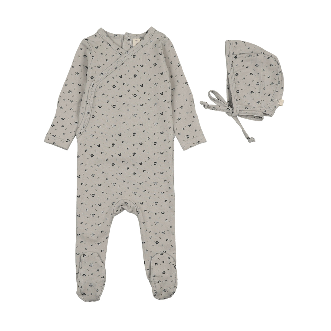 Lilette Printed Wrapover Footie Set - PWFS-SS26