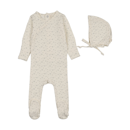 Lilette Printed Wrapover Footie Set - PWFS-SS26