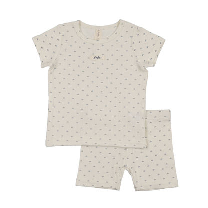 Lilette Floret Print Short Sleeve Lounge Set - FSSLS-SS26