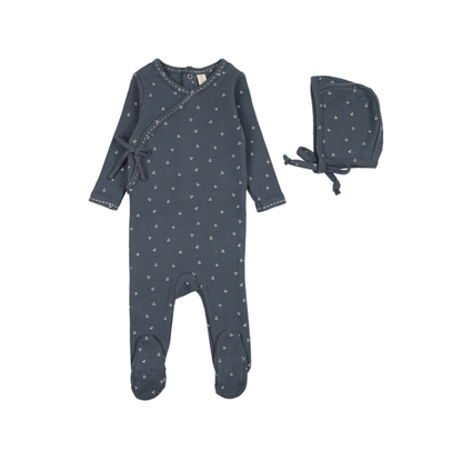 Lilette Cherry Scallop Footie Set - CSFT-SS26