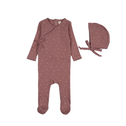 Lilette Cherry Scallop Footie Set - CSFT-SS26