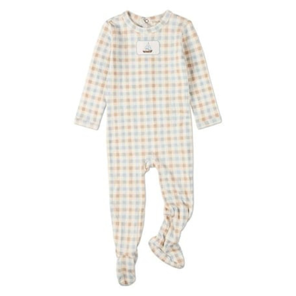 MiniMoi Let Your Dreams Set Sail Pointelle Footie - IAA10097