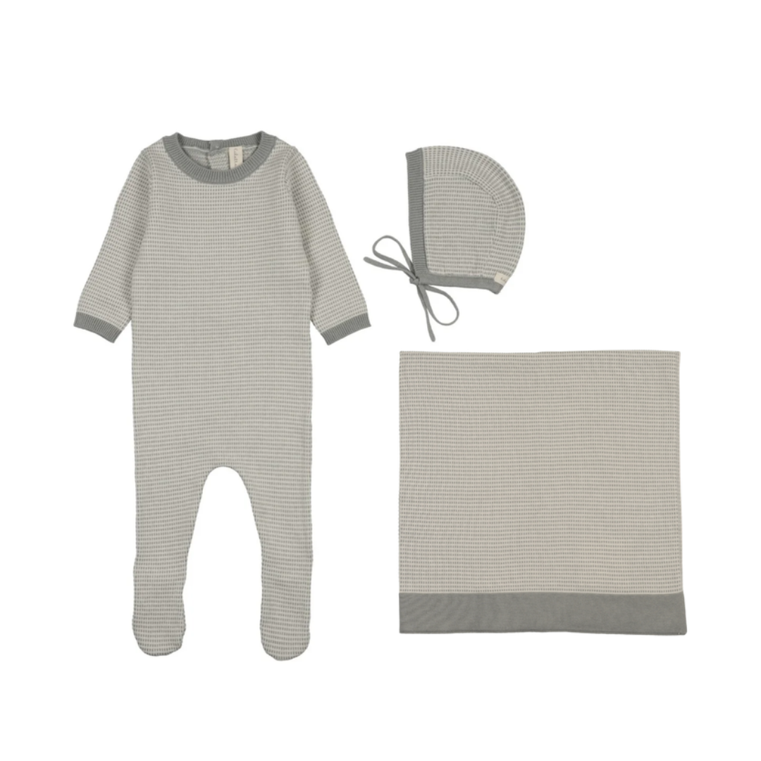 Lilette Two Tone Knit Footie Set - TTKFS-SS26