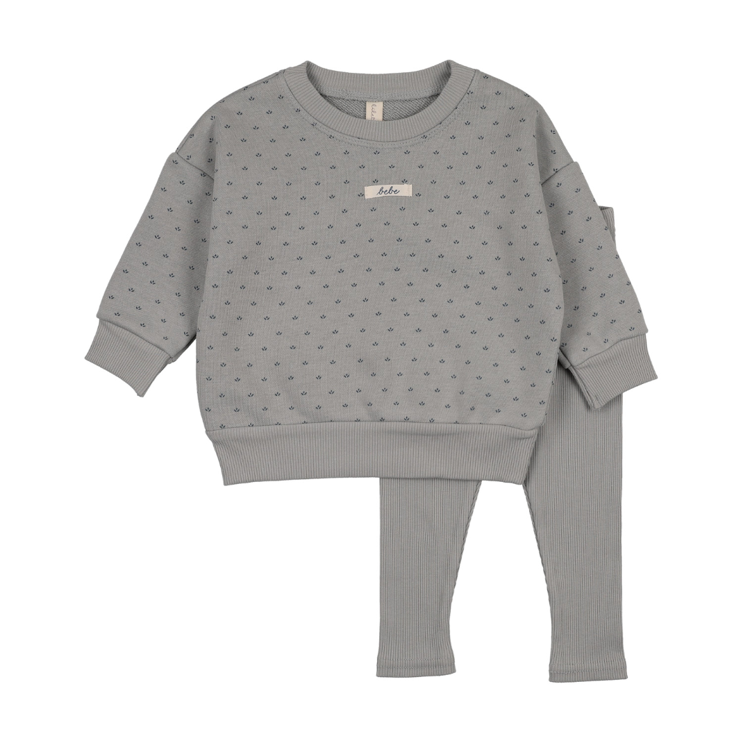 Lilette Floret Print Sweatshirt Set - FPSS-SS26