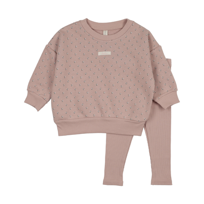 Lilette Floret Print Sweatshirt Set - FPSS-SS26