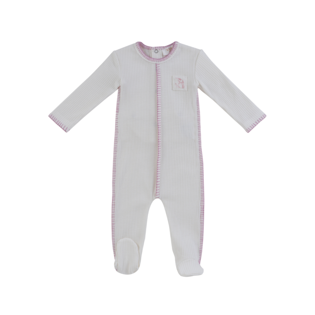 Kipp Baby Bunny Rib Footie - TD3331