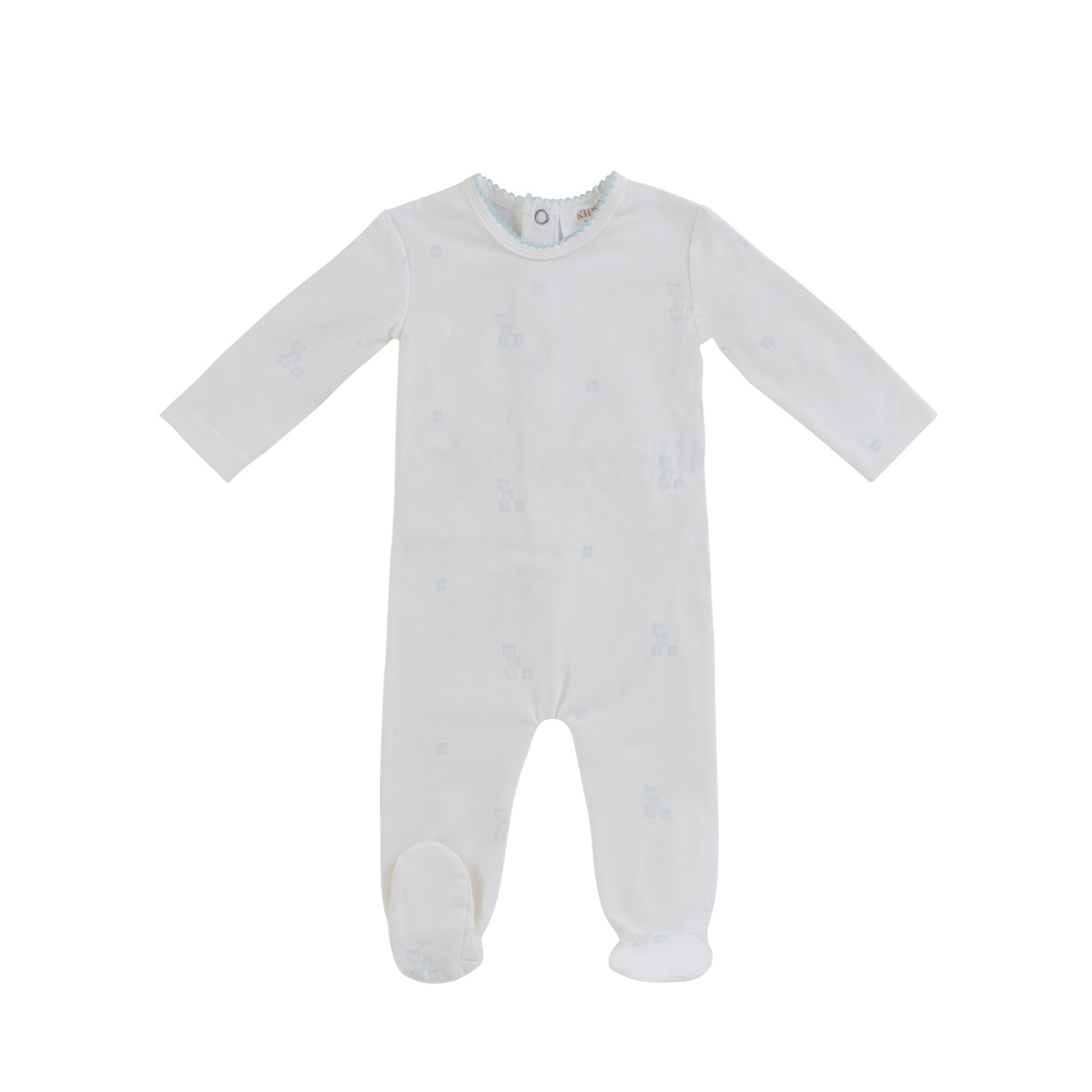 Kipp Baby Baby Blocks Footie - TD3334