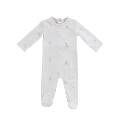 Kipp Baby Baby Blocks Footie - TD3334