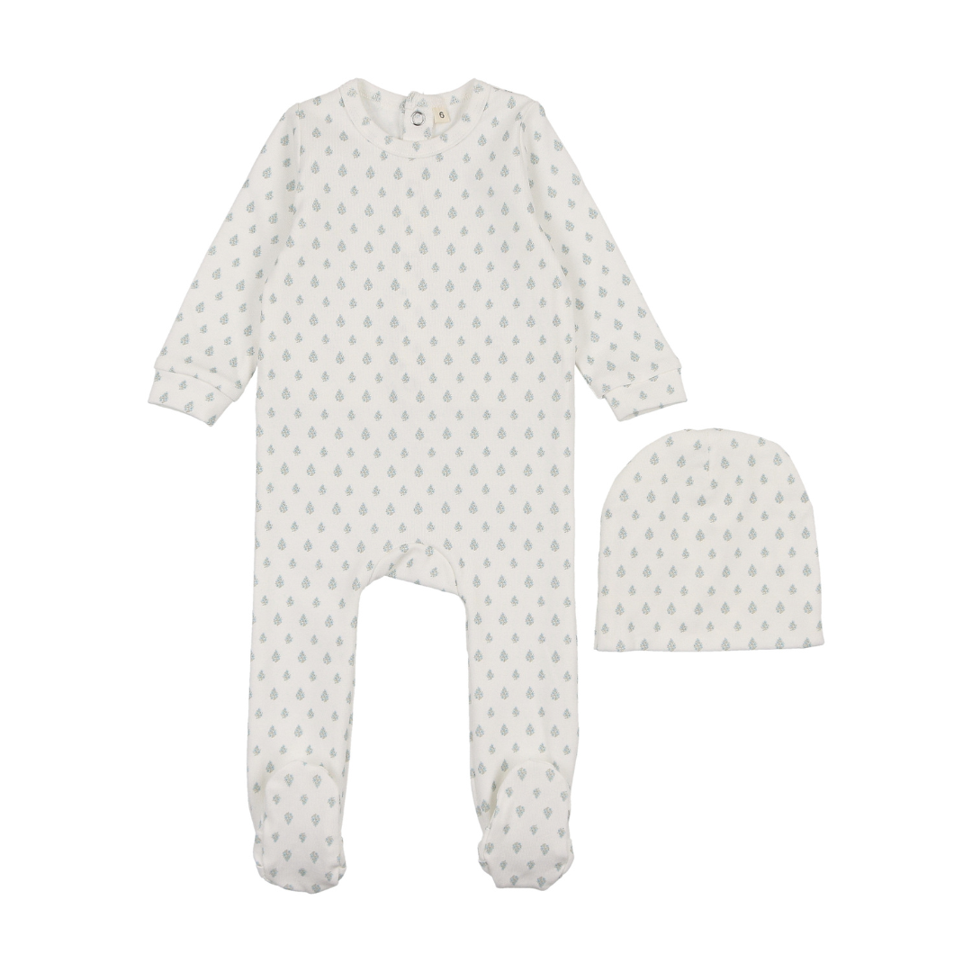 Bonjoy Blooming Baby Footie Set - BLSS26012FS