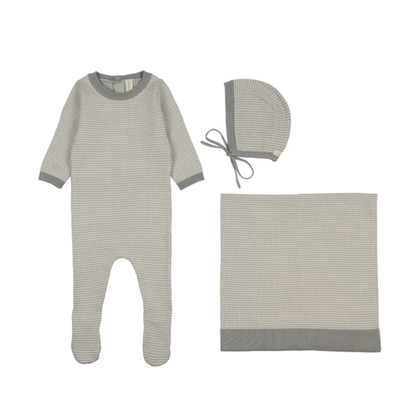 Lilette Two Tone Knit Footie Set - TTKFS-SS26-SET