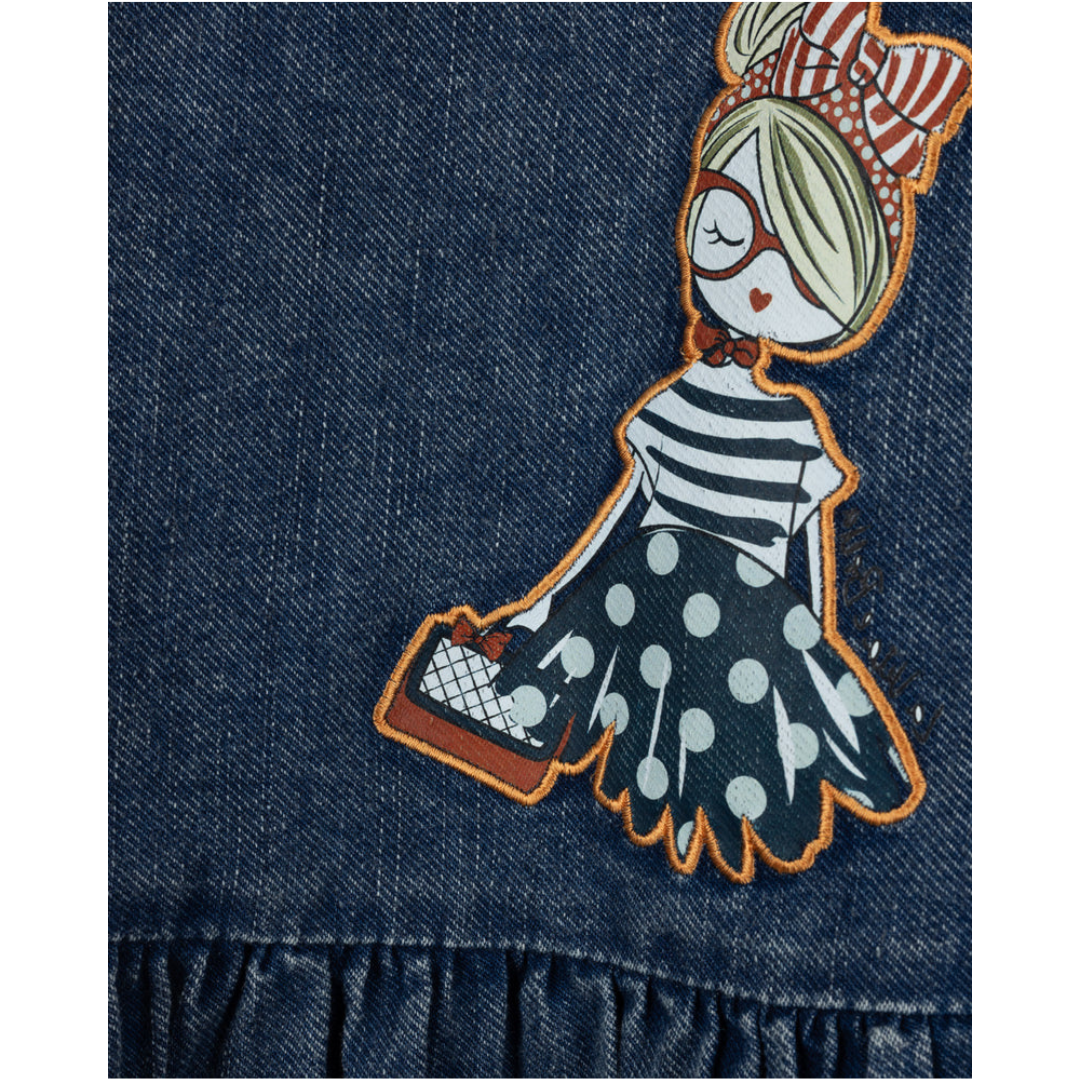 Phil and Phoebe Morgan Denim Doodle Dress - C-23878