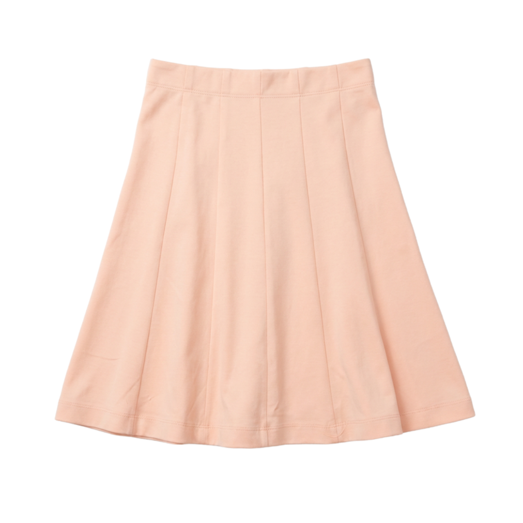 Hopscotch Cotton Spandex Midi Length Panel Skirt - SB6CP7388S
