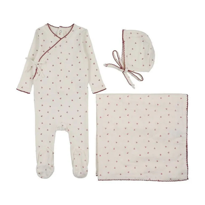 Lilette Cherry Scallop Layette Set - CSLS-SS26