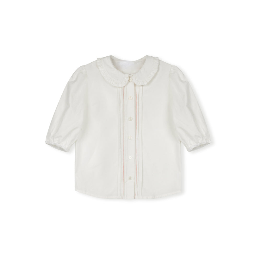 Mallory and Merlot Salli Front Pleated Detail Blouse - C-23697