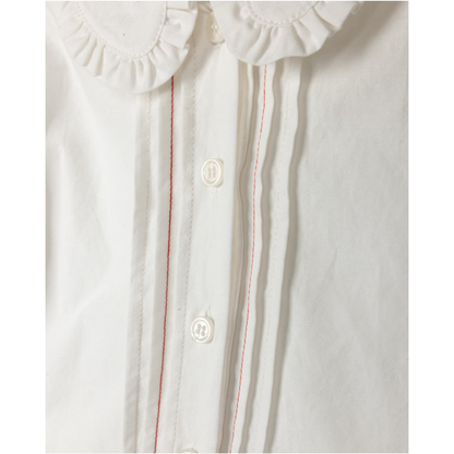 Mallory and Merlot Salli Front Pleated Detail Blouse - C-23697