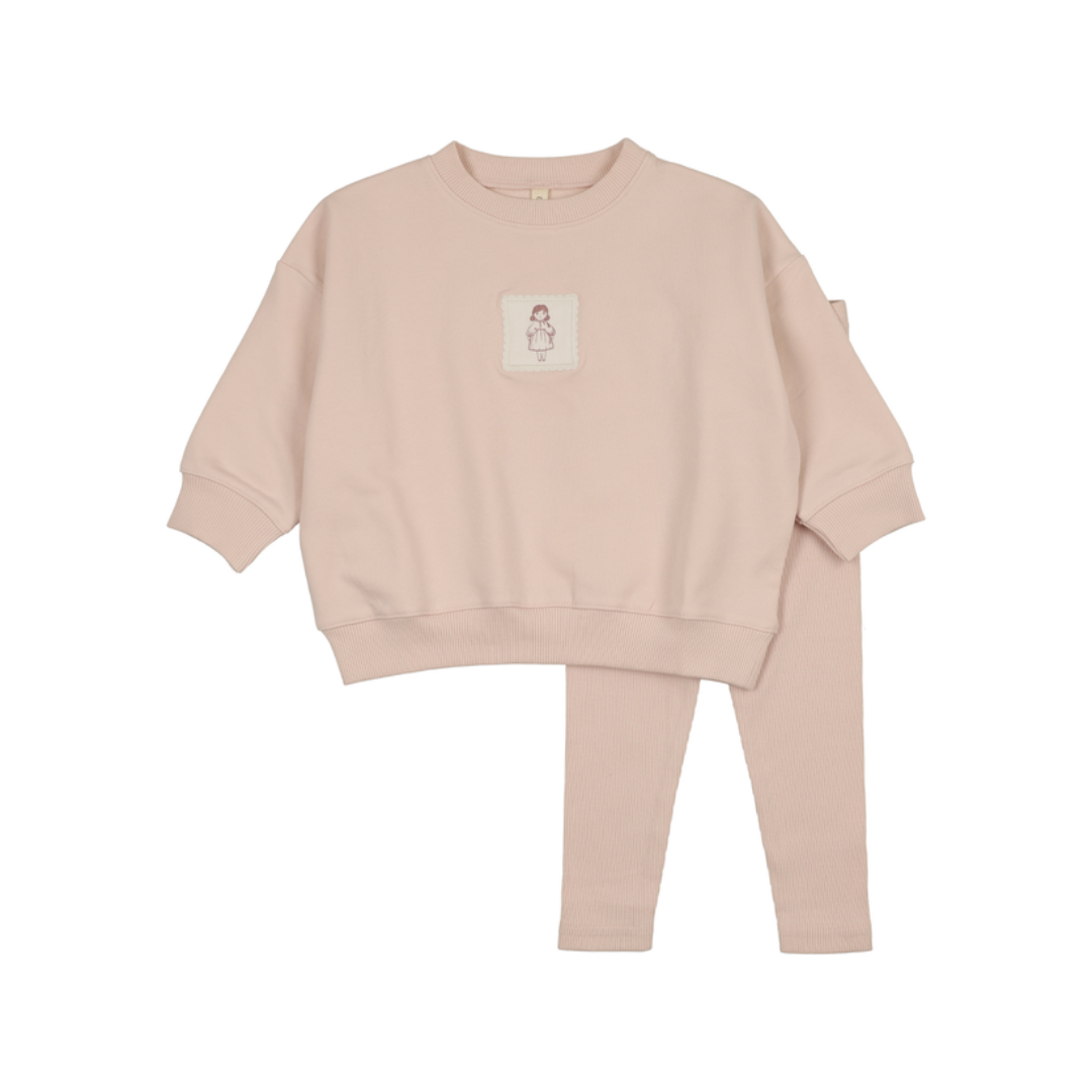 Lilette Graphic Tag Sweatshirt Set - GTSS-SS26