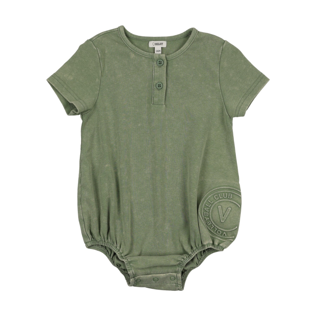 Bonjoy Embossed Volleyball Romper - BTSS26017R