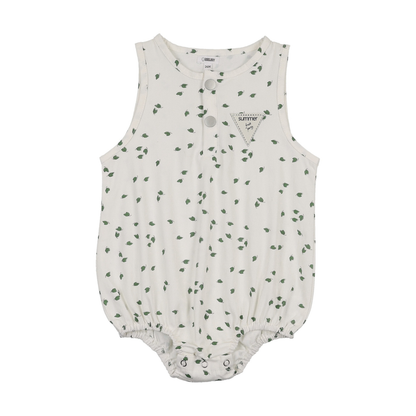 Bonjoy Fruit Party Denim Romper - BTSS26026DR