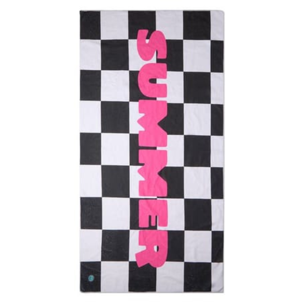 Memoi Summer Checkered Beach Towel - MAC-056