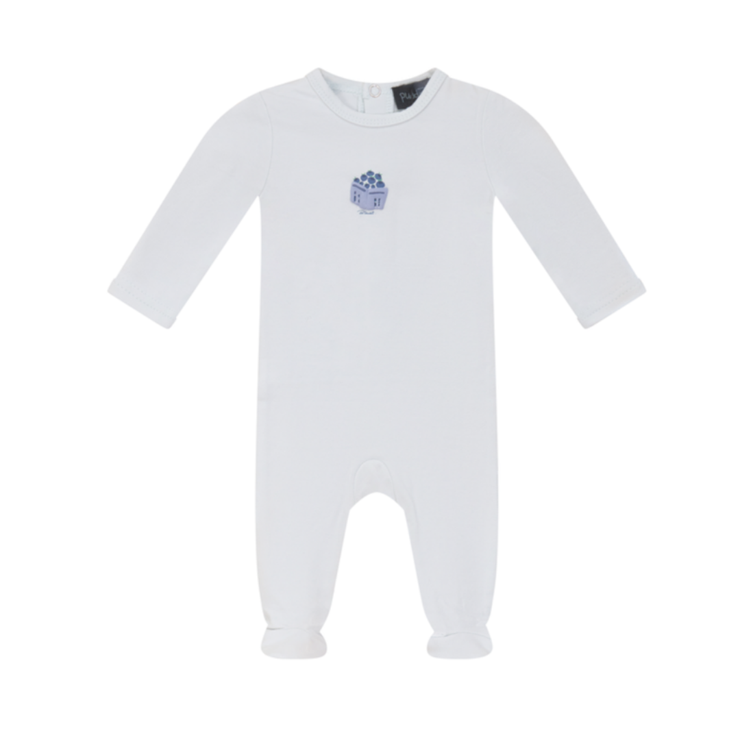 Puddles Cotton Spandex Berry Box Onesie - SB6CY2861B