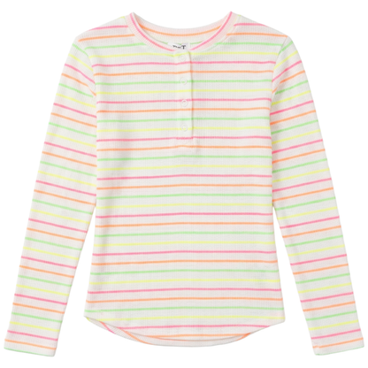 FYI Multi Big Stripe Waffle Top - SB6CP7341A