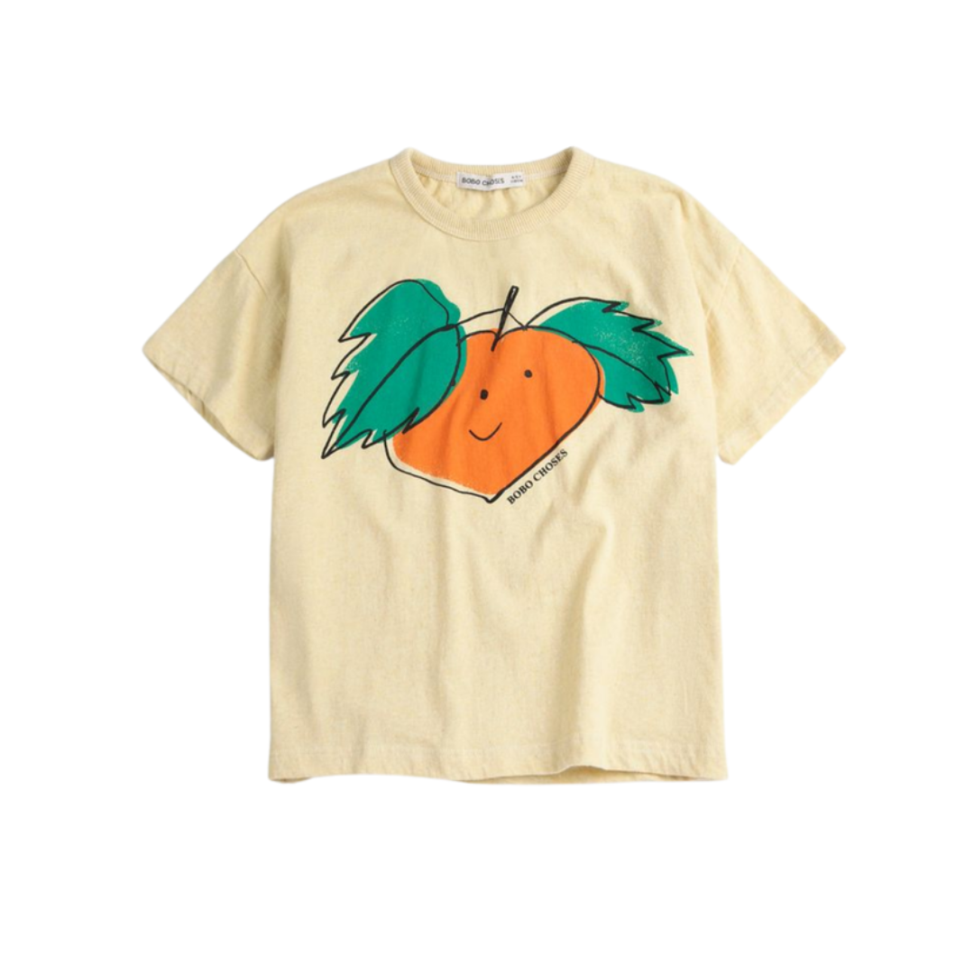 Bobo Choses Tangerine Short Sleeve Tee - B126AC008