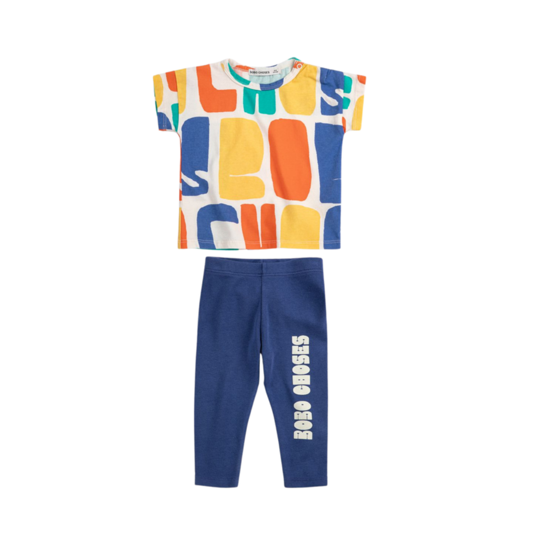 Bobo Choses Color All Over Leggings Set - B126AB112-SET
